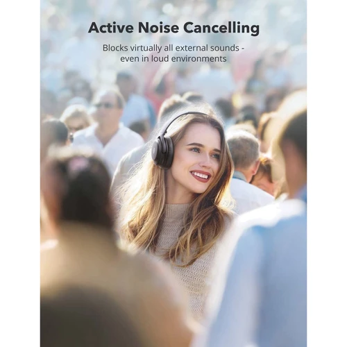 Наушники TaoTronics SoundSurge Lite Active Noise Cancelling Wireless Stereo Black (TT-BH085): Тип конструкции полноразмерные