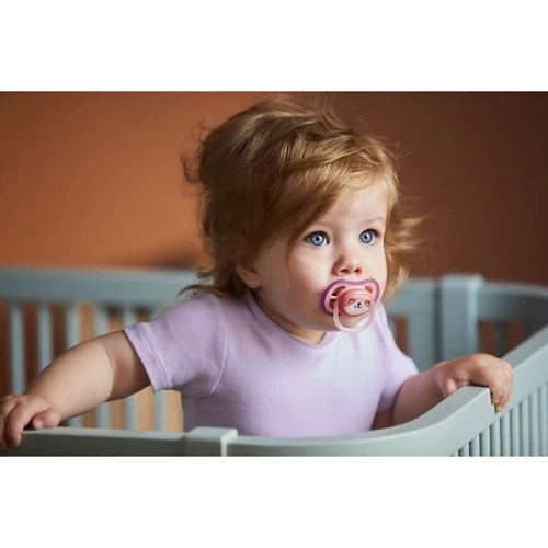 Пустышка для девочки Philips AVENT Ultra-Air, 18+ мес, 2 шт. (SCF349/12): Форма соски анатомическая