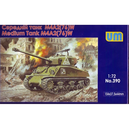 Модель Unimodels Средний танк M4A2 (76) W (UM390)