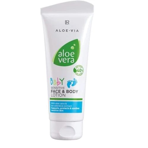 LR ALOE VIA Aloe Vera Baby Нежный лосьон для лица и тела 100 ml
