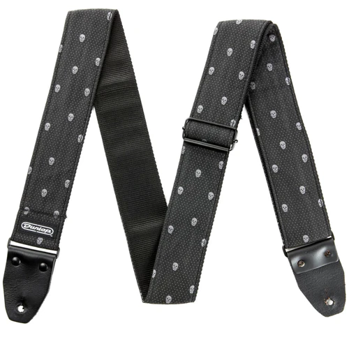 Гитарный ремень DUNLOP D6707 Jacquard Grey Skull Strap: Производитель Dunlop
