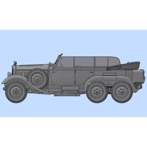 Германский легковой автомобиль G4 (производства 1939 г.) с пассажирами, G4 (1939 production), German Car with Passengers(ICM35531) фото 17