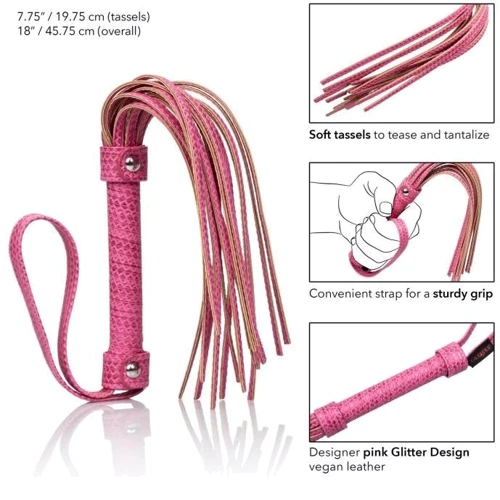 CalExotics Tickle Me Pink Flogger - дизайнерський флогер