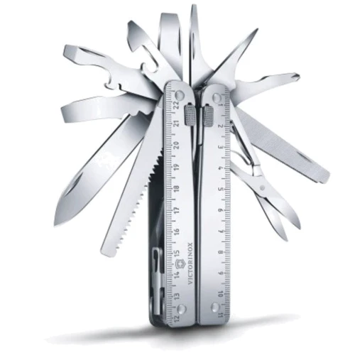 Мультитул Victorinox Swisstool X 115мм/28 предметов/черный кожаный чехол (3.0327.L): Количество инструментов 28