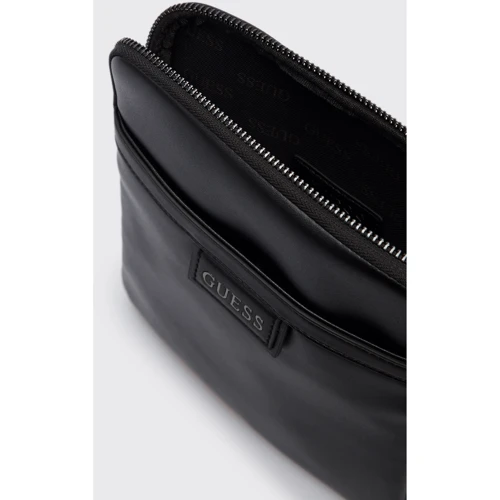 Мужская сумка планшет Guess Scala Smart Crossbody Flat черная (HMESCAP1223-BLA): Страна производитель Мьянма