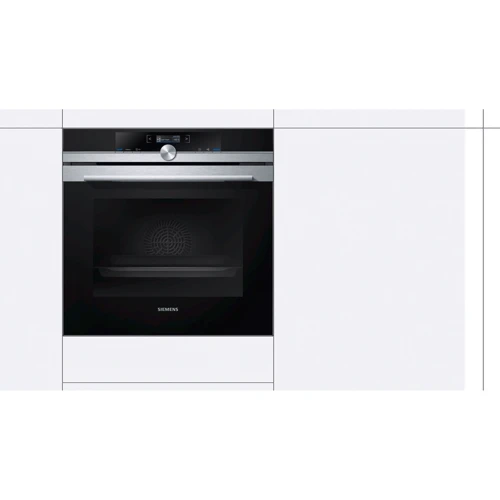Духовой шкаф электрический Siemens HB672GBS1: Объем, л 71