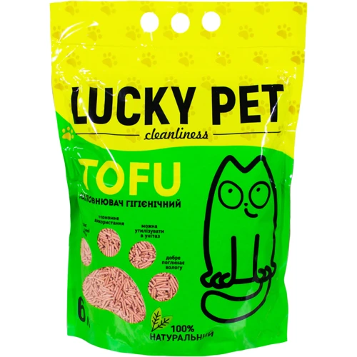Наполнитель для кошачьего туалета Luсky Pet Тофу с ароматом лаванды 6 л (193109)