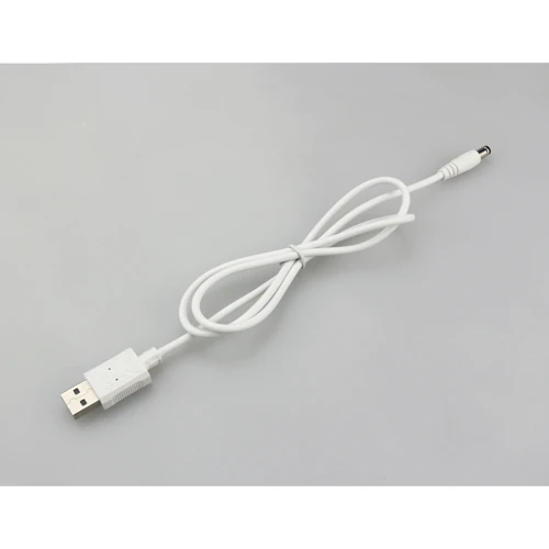 Кабель Кабель питания для роутера USB Cable to DC 5.5 0.8m 9v/12v White