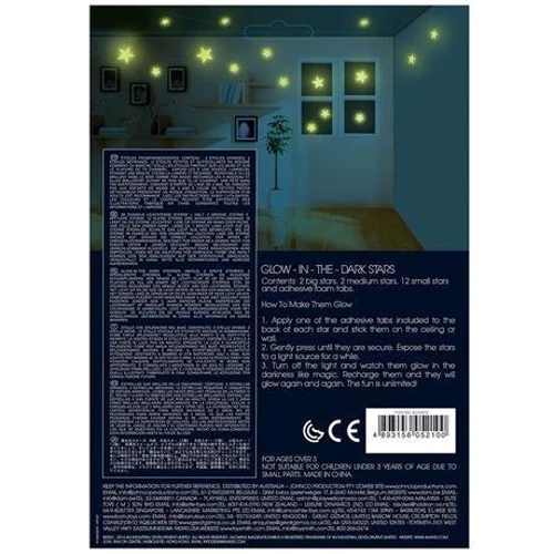 Набір блискучих наклейок 4M Зірки 16 шт. (00-05210)