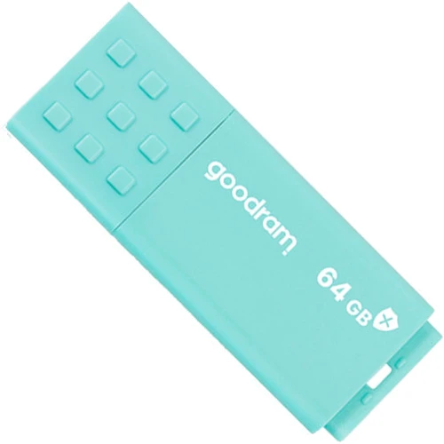 USB-флешка Goodram 64GB UME3 Care Green USB 3.0 (UME3-0640CRR11): Объем памяти 64 GB