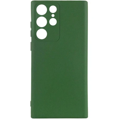 Чохол для телефона Lakshmi Case Silicone Cover Full Camera Dark Green для Samsung S928 Galaxy S24 Ultra