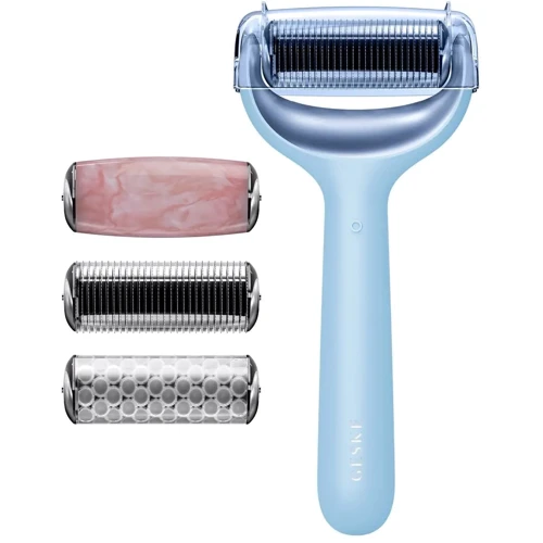 Роллер для игловой мезотерапии лица и тела GESKE MicroNeedle Face&Body Roller 9в1 aquamarine