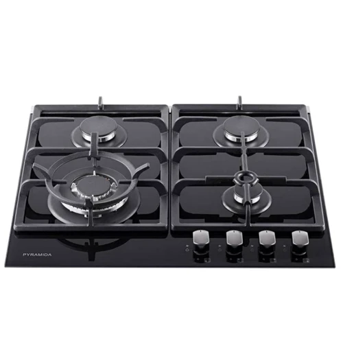 Варочная поверхность газовая Pyramida PFG 647 Black Luxe