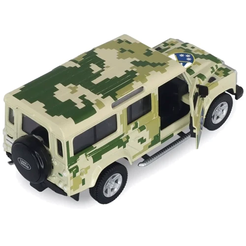 Автомодель TechnoDrive Land Rover Defender Шевроны Героев Оперативное командование "Восток" (250396UM): Вид Военная техника