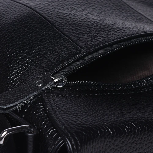 Чоловіча сумка планшет Borsa Leather чорна (K13822-black): Стиль Повсякденний (Casual)