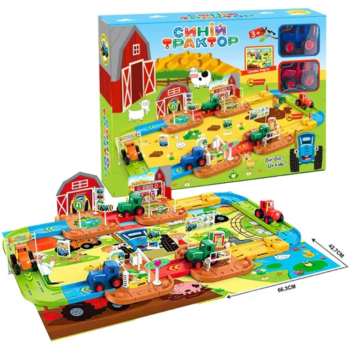 Ферма Синий трактор 66.5х42.7 см (21883 ): Производитель Noname