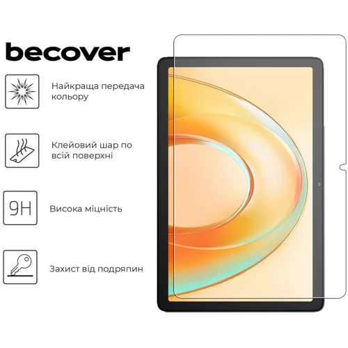 Аксессуар для планшетных ПК BeCover Tempered Glass Clear for Blackview Tab 60 Pro 10.1 (713130) фото 3