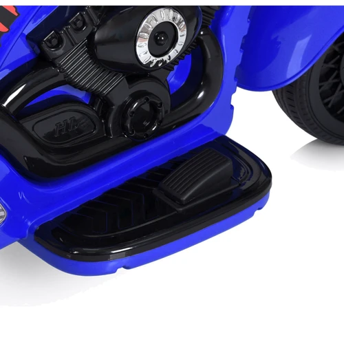 Детский трехколесный электромотоцикл Bambi Harley-Davidson синий (M 5739EL-4)