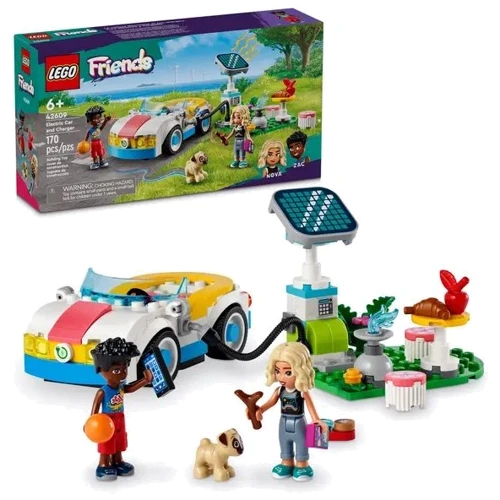 Конструктор LEGO Friends Электромобиль и зарядное устройство (42609): Серия Friends