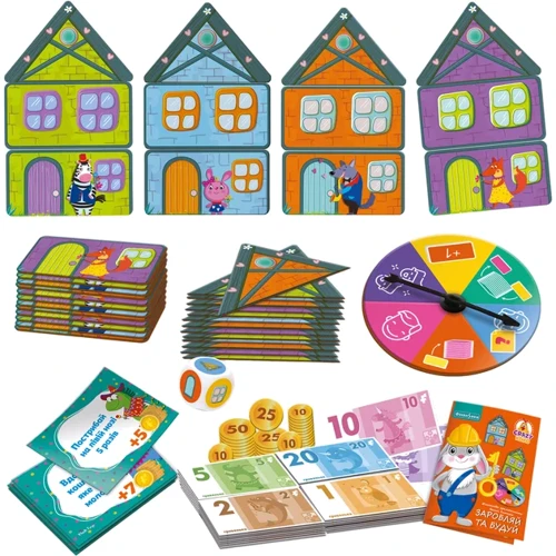 Настільна гра Vladi Toys Заробляй та будувати (VT2312-04): Вид развивающие