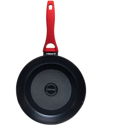 Сковорода Holmer Gastro Chef 28 см (FP-22328-SRPMBL Gastro Chef): Крышка в комплекте стеклянная крышка с отверстием для выхода пара