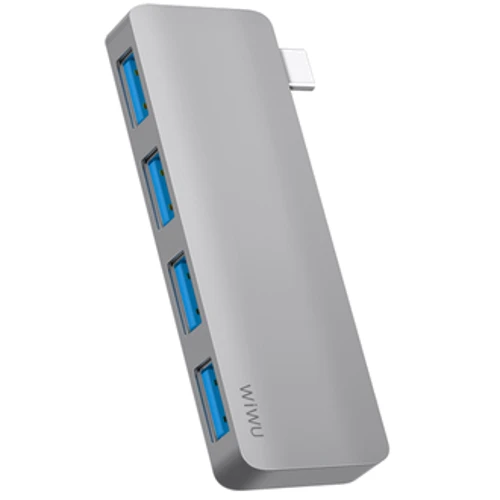 Адаптер WIWU Adapter T6S USB-C to 4xUSB3.0 HUB Grey (695781550954)