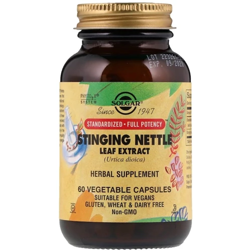 

Solgar Stinging Nettle Leaf Extract, 60 Vegetable Capsules (SOL04144)