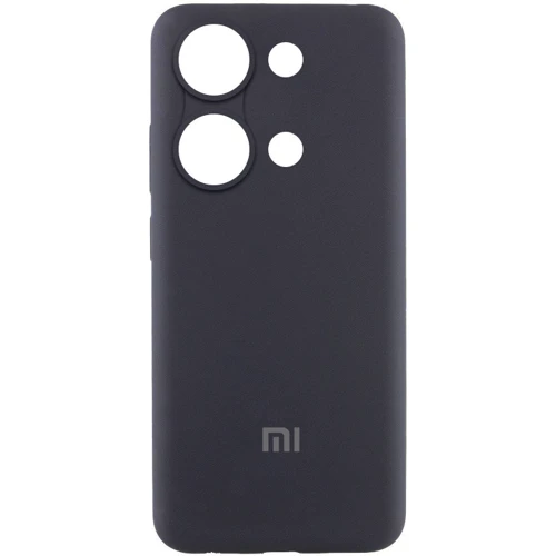 Чохол для телефона Lakshmi Premium Silicone Case з Logo Full Camera Black для Xiaomi Redmi Note 13 Pro 4G