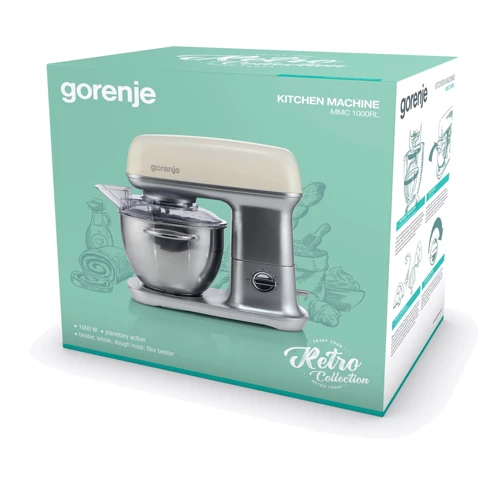Кухонный комбайн Gorenje MMC1000RL: Объем чаши 4,5 л