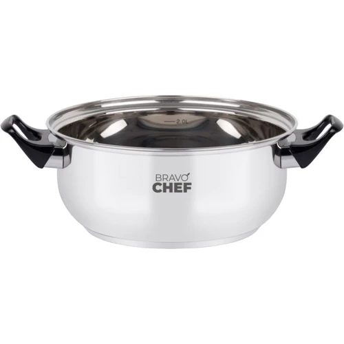 Кастрюля Bravo Chef 22 см 3.5 л (BC-2002-22): Форма Круглая