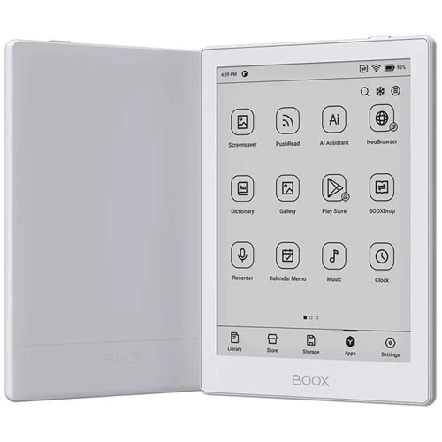 Електронна книга Onyx BOOX Go 6 White: Екран 6" E Ink Carta 1300 Monochrome Screen (1448x1072) / 300 ppi