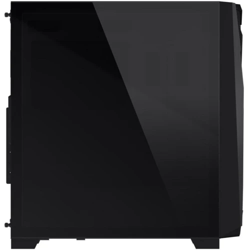 Корпус GIGABYTE C301 GLASS V2: Материал передней панели пластик и металл