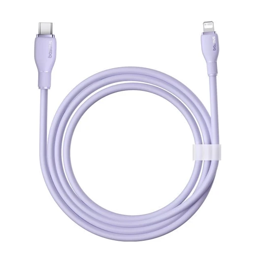 Кабель Baseus Cable USB-C to Lightning Pudding Series Fast Charging Cable 20W 1.2m Purple (P10355701511-00) фото 4
