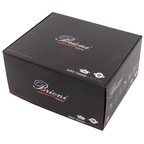 Кастрюля Brioni Royal Stone Ti̇gereye Gold антипригарная 24 см 5 л (764-047): Тип Традиционная