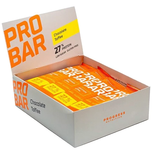 

Углеводно-протеиновые батончики Progress Nutrition Pro Bar 12x45 g Chocolate Caramel