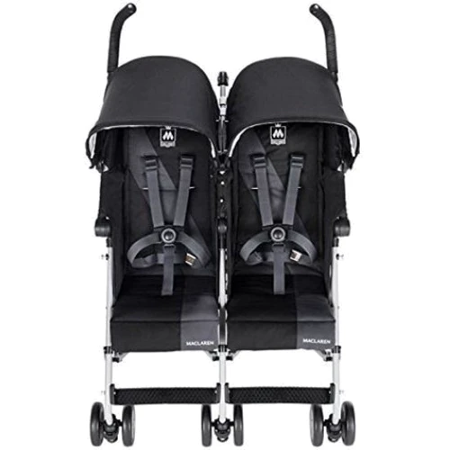Прогулочная коляска для двойни Maclaren Twin Triumph, черный с серым (WM1Y120032): Количество блоков 2