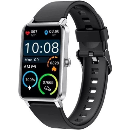 Смарт-часы Globex Fit Silver: Дисплей 1,57"