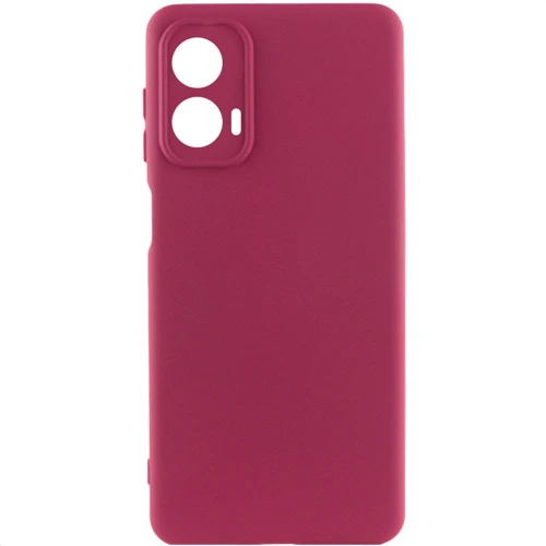Аксессуар для смартфона Lakshmi Case Silicone Cover Full Camera Marsala for Motorola Moto G24
