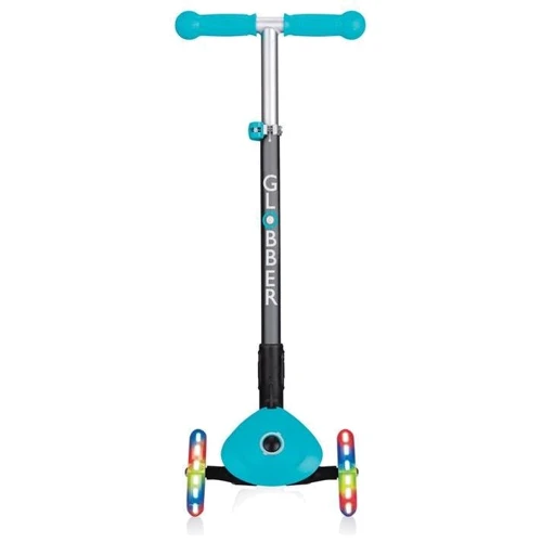 Самокат Globber Primo Foldable Lights Teal (бірюзовий): Кількість коліс 3