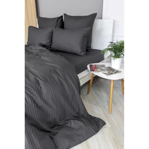 Набор наволочек LightHouse Sateen Stripe Antracit 50х70см 2шт (603715)