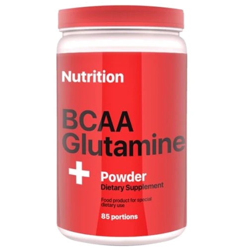 Аминокислота для спорта AB PRO BCAA + Glutamine Powder 1000 g /85 servings/ Strawberry