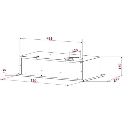 Витяжка Perfelli BI 5256 BL 700 LED фото 6