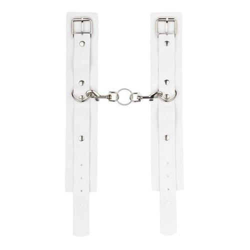 Оковы Leather Standart Leg Cuffs, White