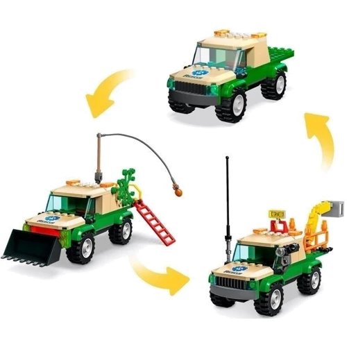 Конструктор LEGO City Missions Місії порятунку диких тварин (60353): Рекомендований вік 6+