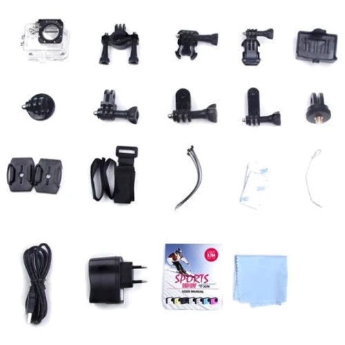 Экшн камера SJCAM SJ4000 Yellow: Разрешение видео 1920 x 1080, 1280 x 720, 848 x 480