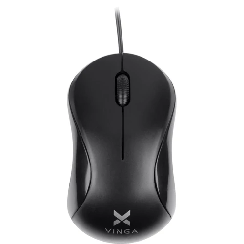Мишка Vinga MSW-882 black: Довжина кабелю 1,5 м