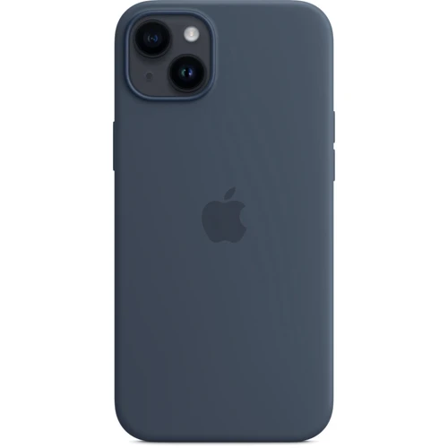 Чохол для iPhone Apple for iPhone 14 Plus Silicone Case with MagSafe Storm Blue (MPT53) : Матеріали Силикон