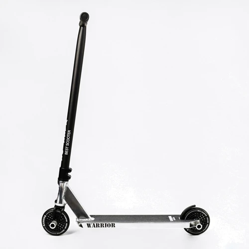 Самокат трюковый Best Scooter Warrior Black and White (112764): Материал колес полиуретан