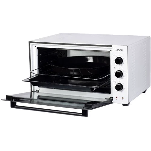 Электродуховка настольная LIDER 4223 LUX WHITE: Размеры 59х32х46 см