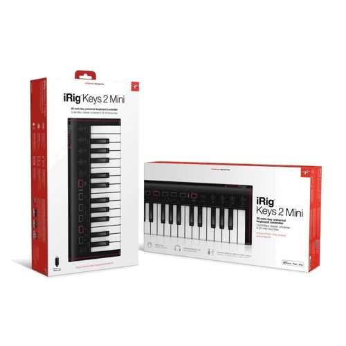 MIDI-клавиатура IK MULTIMEDIA IRIG KEYS2 Mini: Механика Динамическая